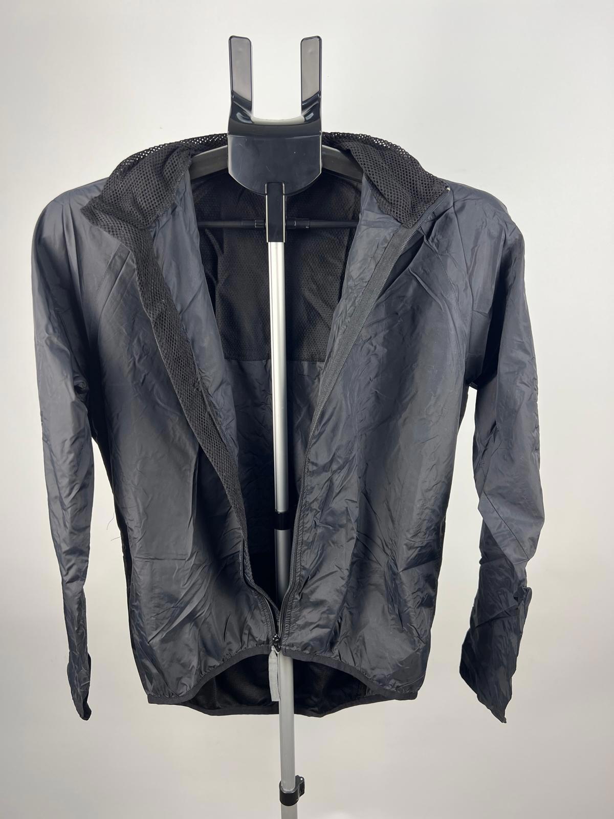 Sportful Cycling Wind Jacket Black XS Full Zip Reflective Details