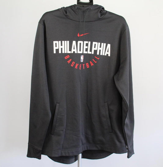 Nike NBA Philadelphia 76ers Dri-FIT Hoodie – Size XLT (Tall) – Black