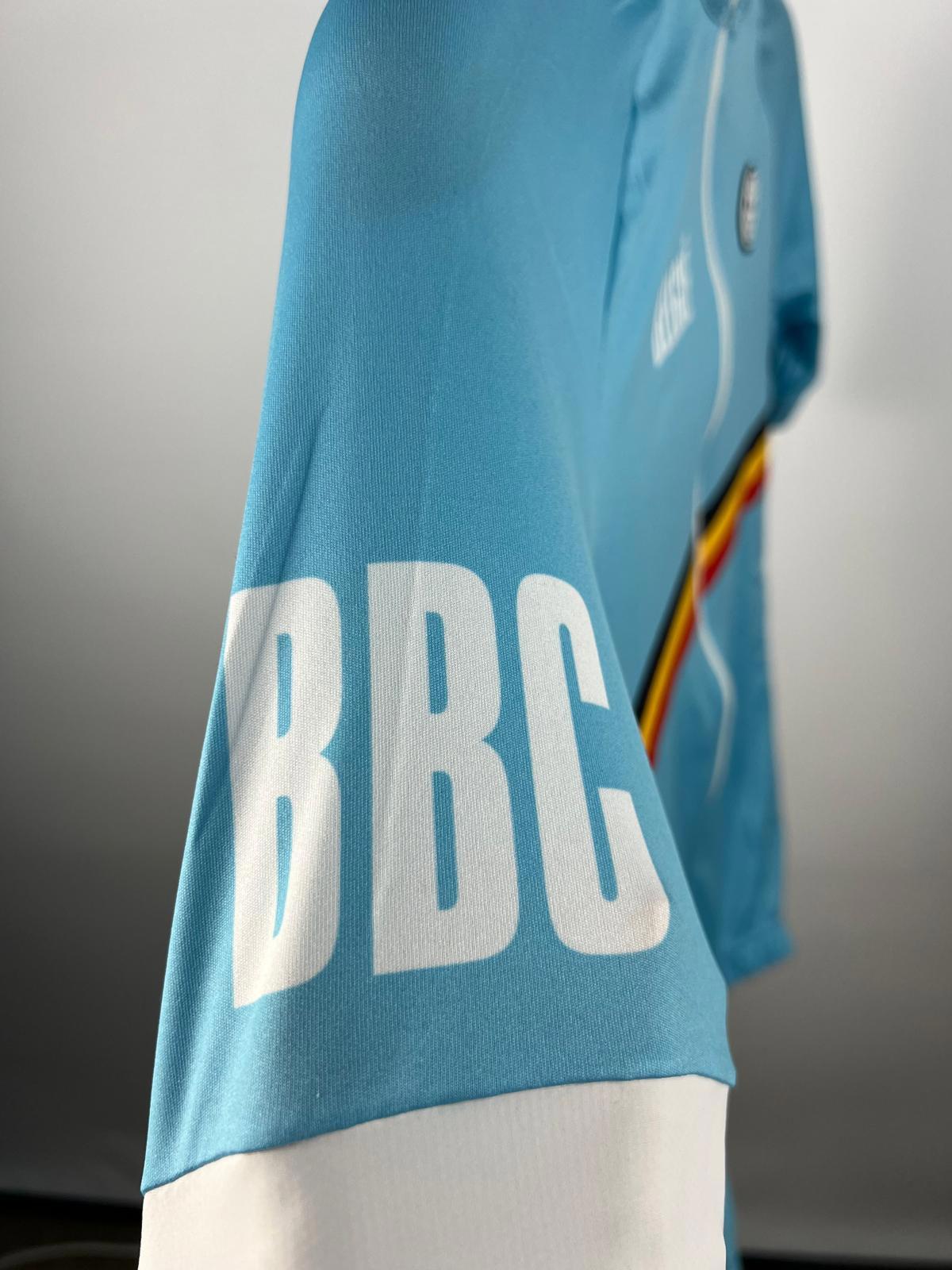 Belgian Boys Club 'Full Gas' Cycling Jersey - S - Light Blue - Made in Italy