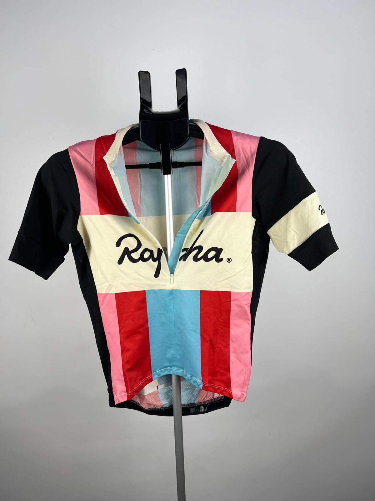 Rapha Pro Team Jersey - XS - Multicolour Striped Short Sleeve Cycling Jersey
