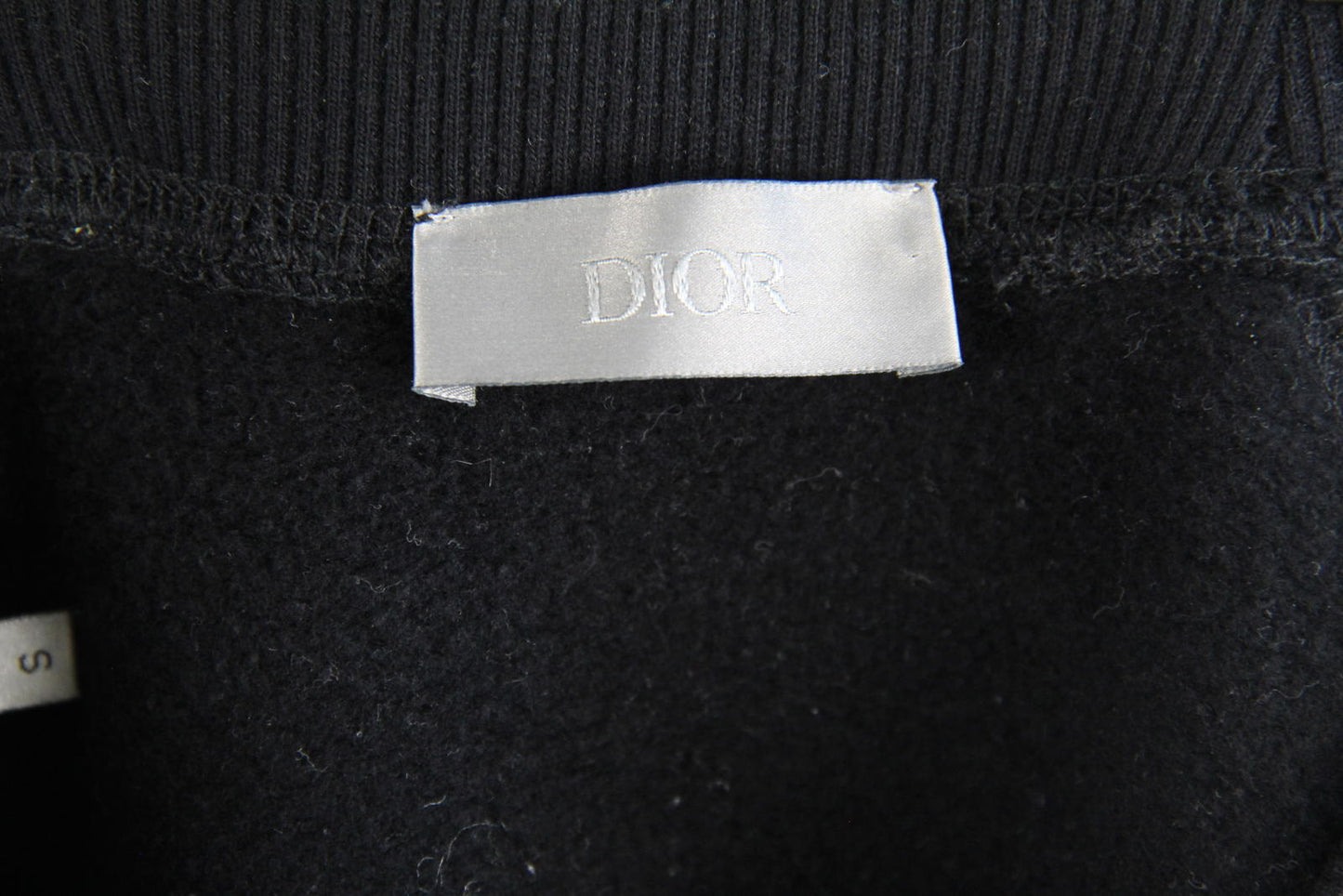 Dior x Peter Doig Black Distressed Logo Sweatshirt