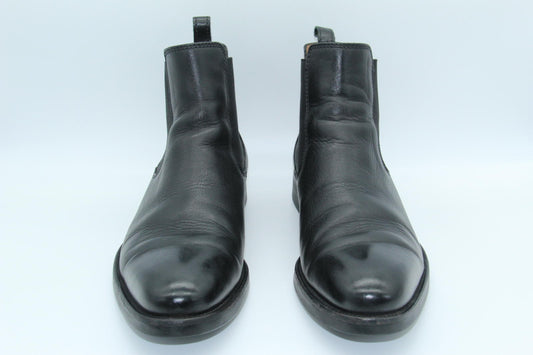 Lottusse Mens Chelsea Leather Boots Size 7 (L6607)