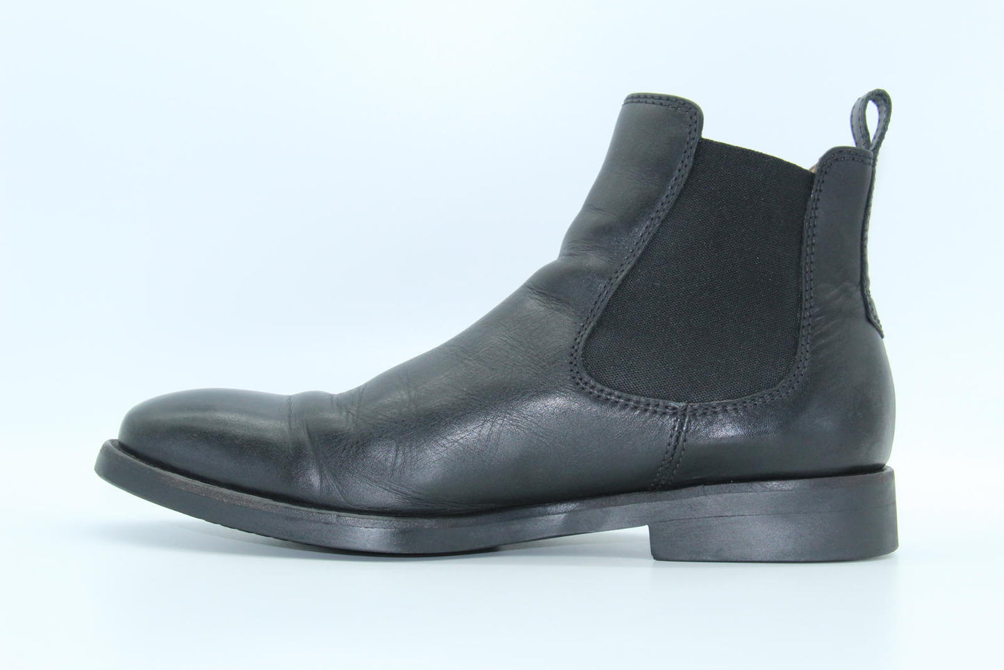 Lottusse Mens Chelsea Leather Boots Size 7 (L6607)