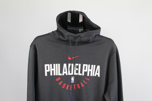 Nike NBA Philadelphia 76ers Dri-FIT Hoodie – Size XLT (Tall) – Black