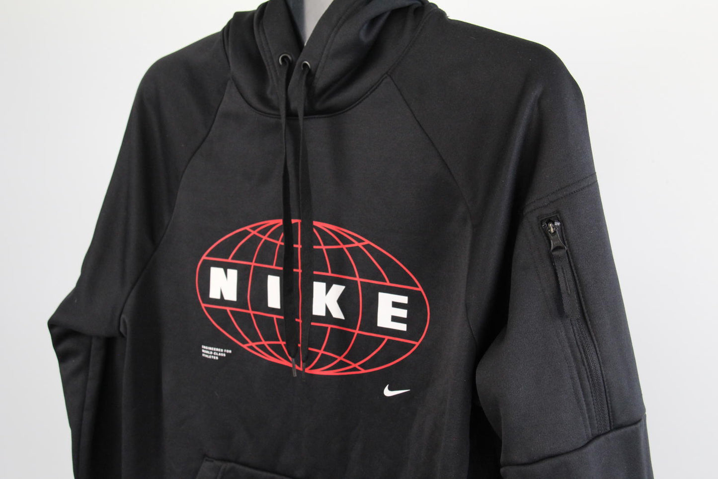 Nike Therma-Fit Graphic Hoodie Men's Small Pullover Sweatshirt Fleece Warm Gym