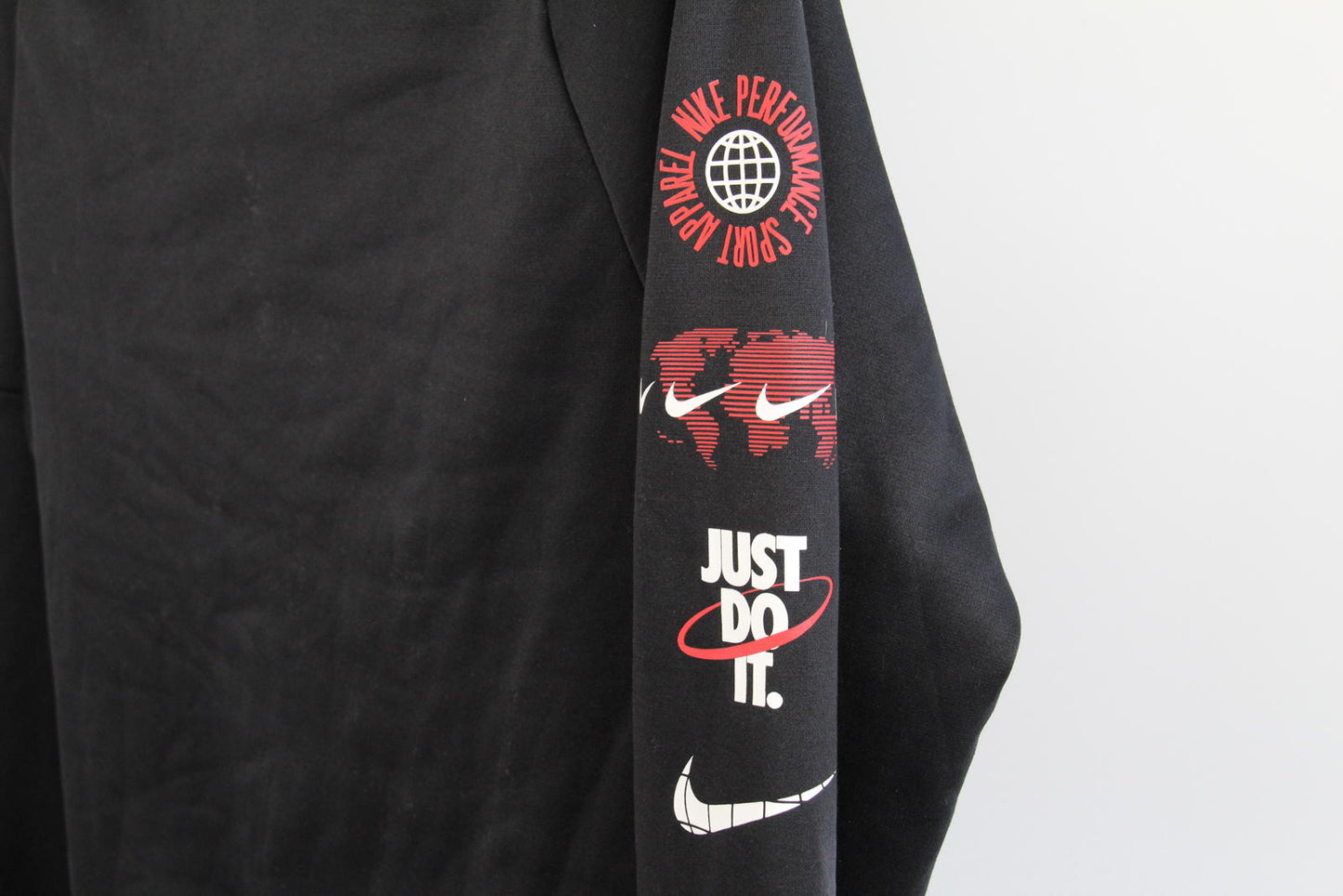 Nike Therma-Fit Graphic Hoodie Men's Small Pullover Sweatshirt Fleece Warm Gym