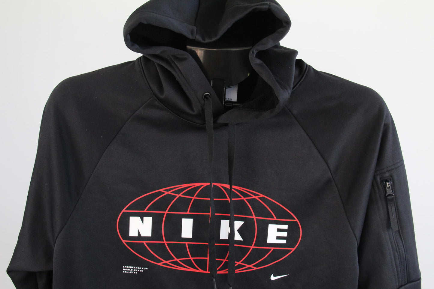 Nike Therma-Fit Graphic Hoodie Men's Small Pullover Sweatshirt Fleece Warm Gym