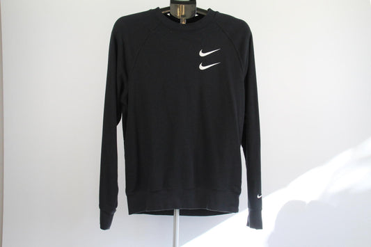 Nike International Double Swoosh Sweatshirt – Black – Men’s Size Small