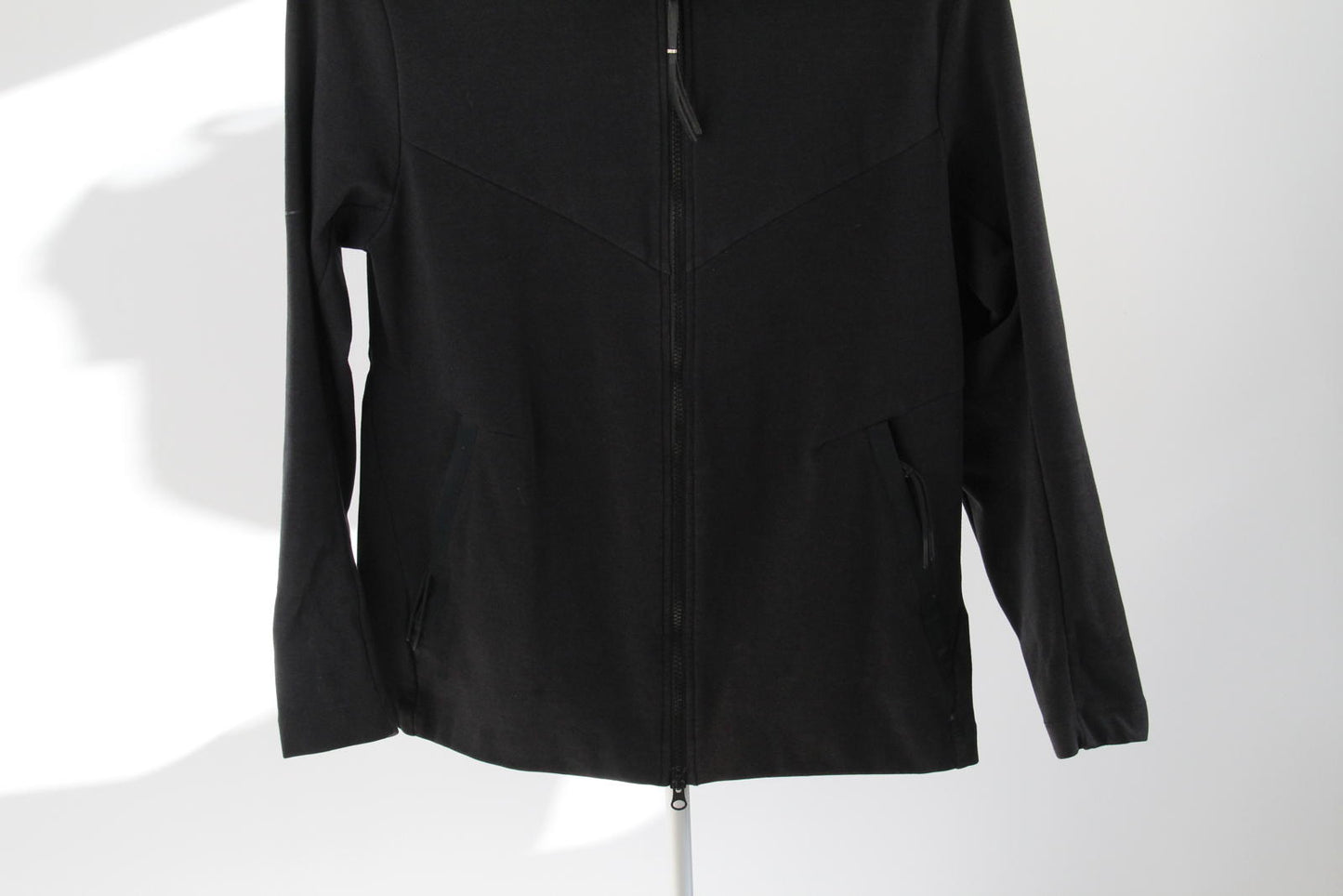 Nike Full Zip Hoodie Men's Medium Black Sweatshirt Jumper Track Jacket Swoosh