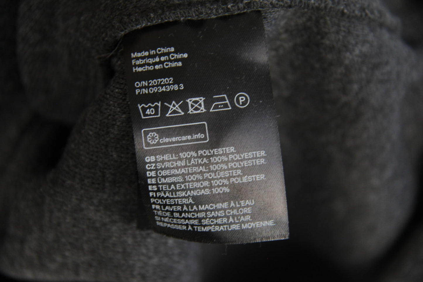 H&M Relaxed Fit Charcoal Button-Up Overshirt – Size XL