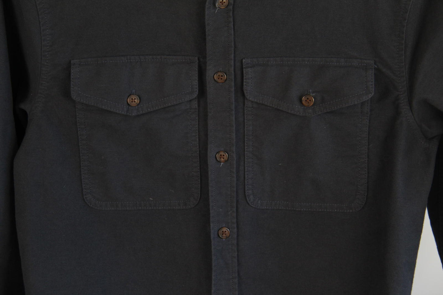 Kathmandu Men's Navy Long Sleeve Cotton Stretch Shirt – Size XS