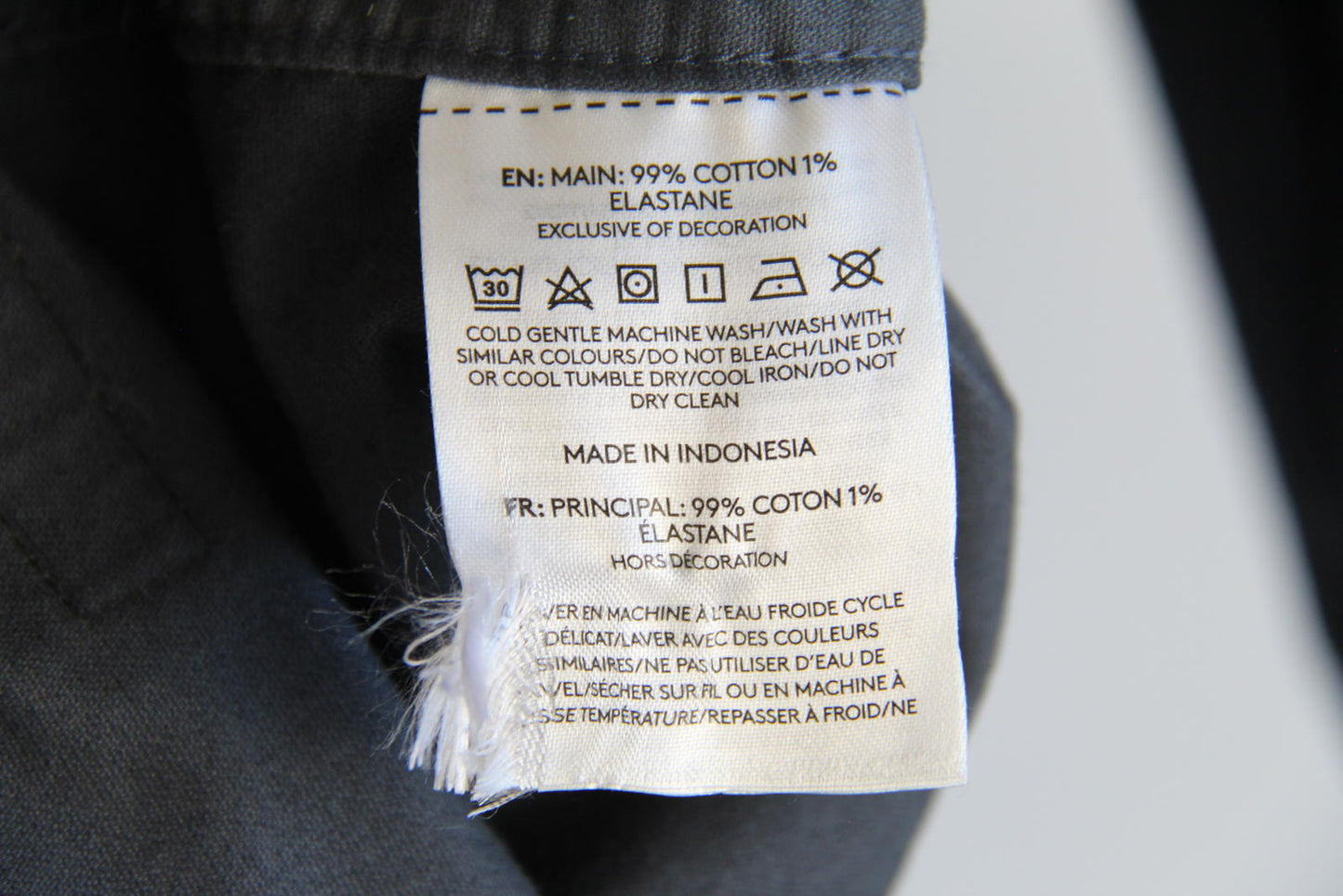 Kathmandu Men's Navy Long Sleeve Cotton Stretch Shirt – Size XS