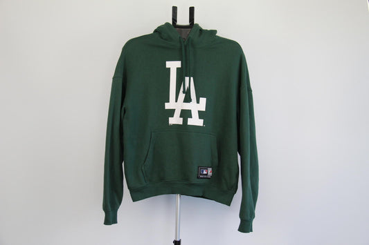 Majestic MLB Los Angeles Dodgers Green Hoodie - Size S