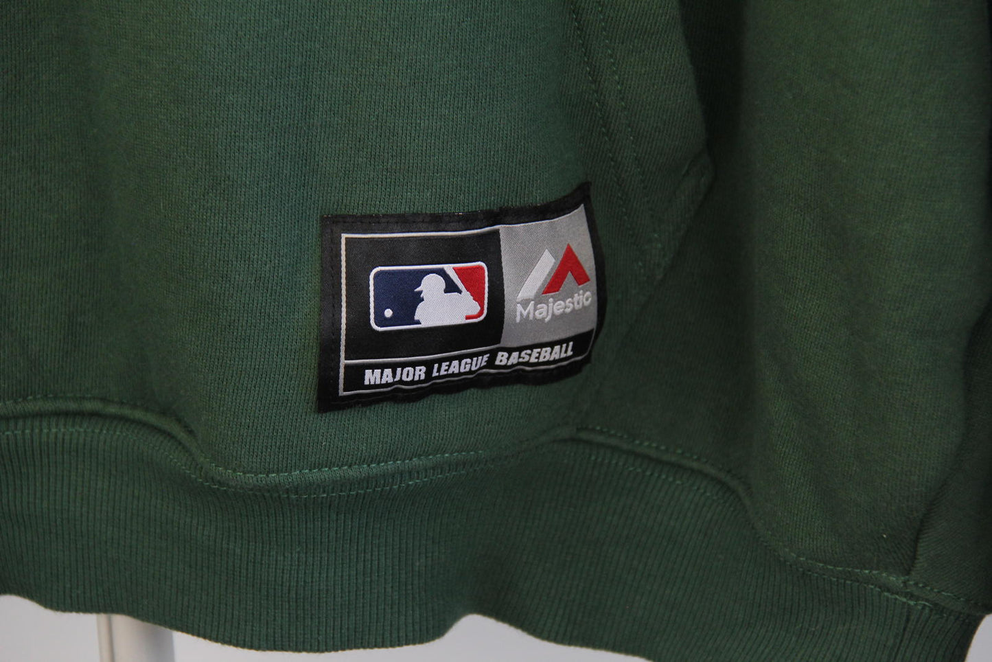 Majestic MLB Los Angeles Dodgers Green Hoodie - Size S