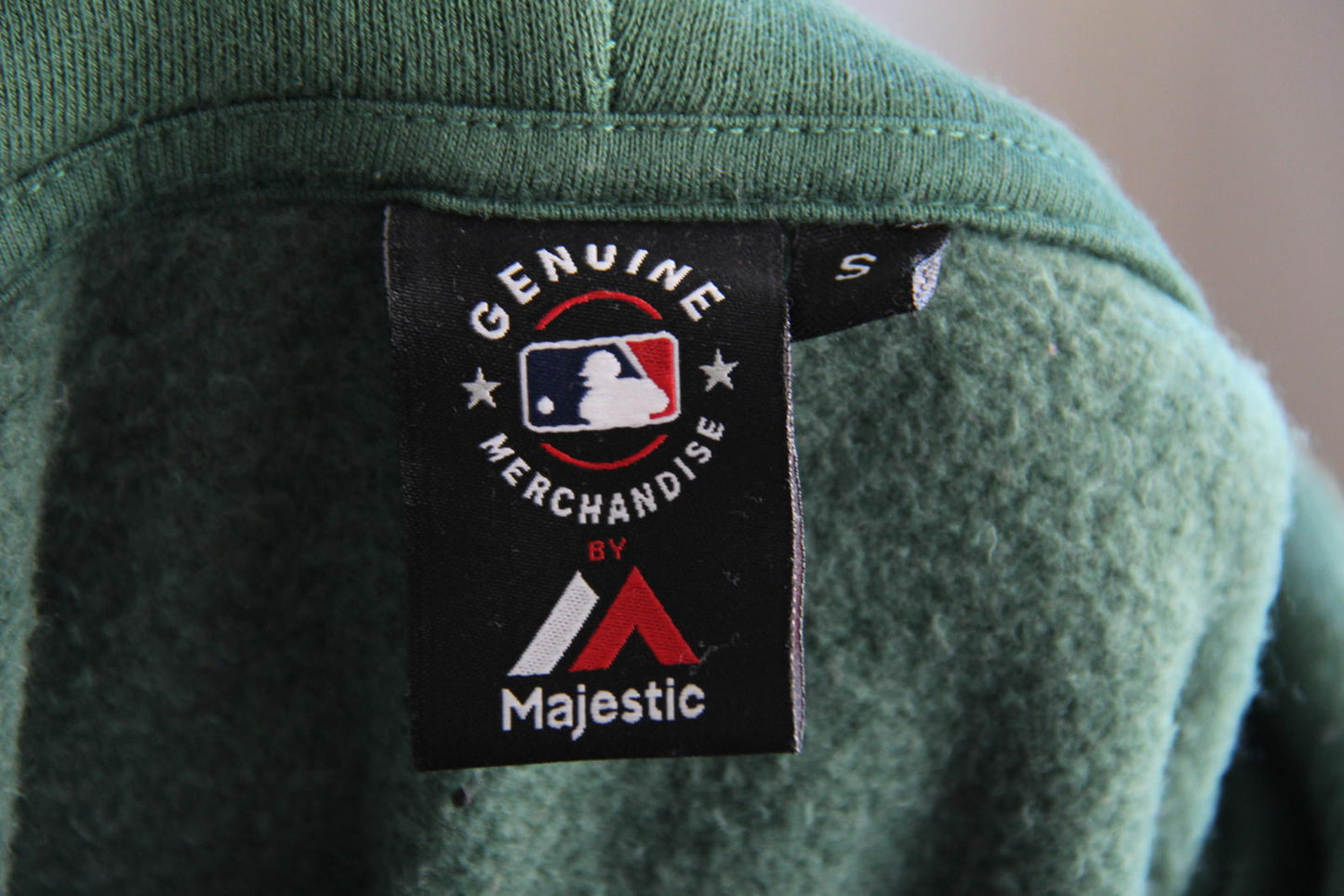 Majestic MLB Los Angeles Dodgers Green Hoodie - Size S