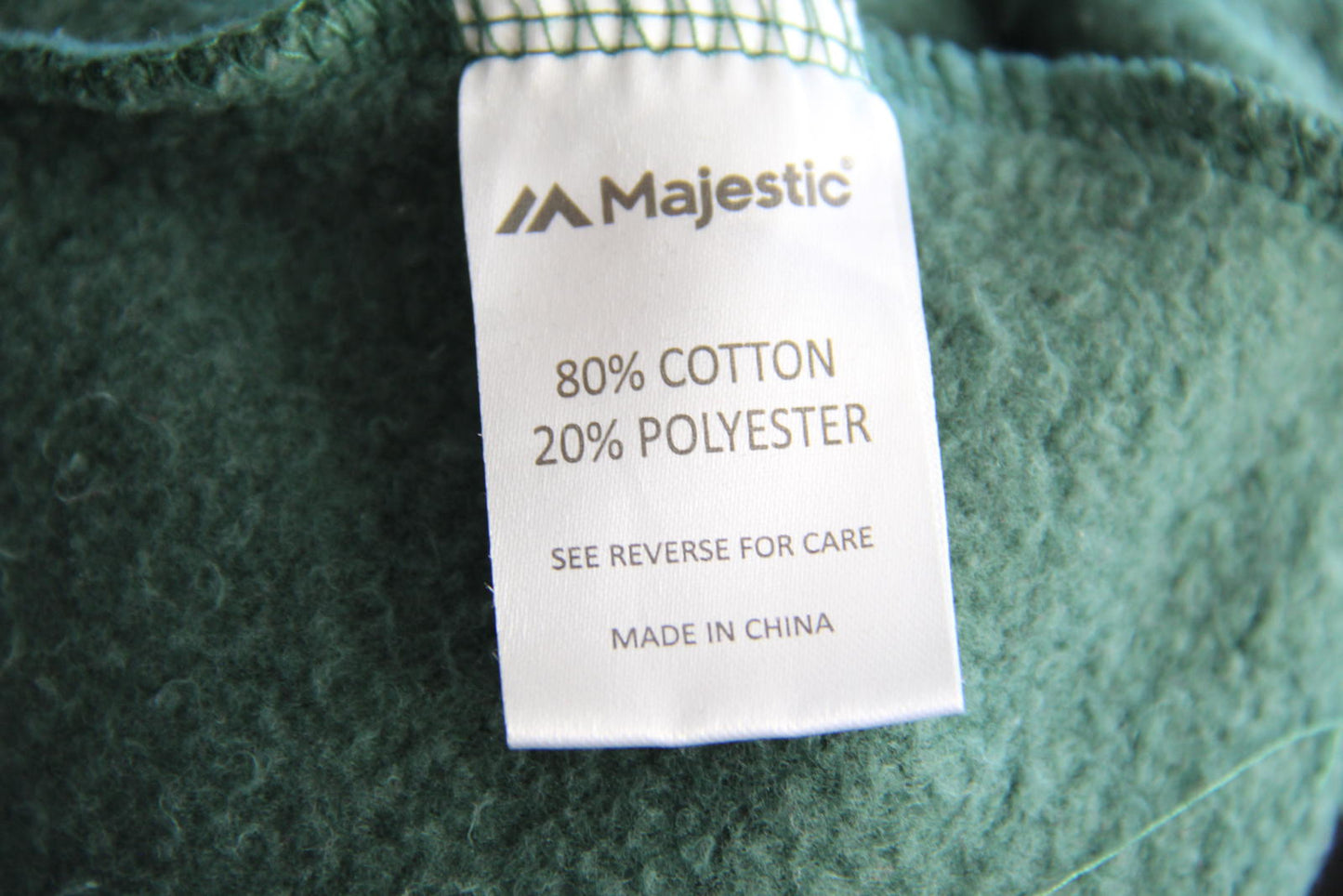 Majestic MLB Los Angeles Dodgers Green Hoodie - Size S