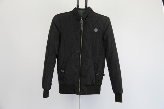 Mossimo Quilted Bomber Jacket Black Size XS Men’s Lightweight Zip-Up Puffer