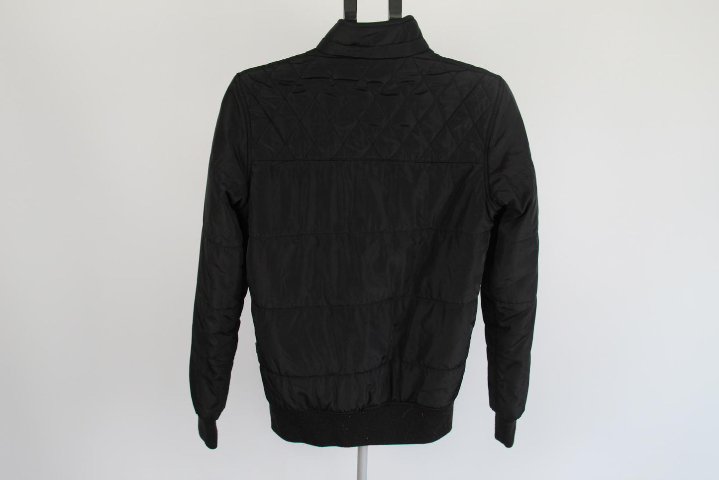 Mossimo Quilted Bomber Jacket Black Size XS Men’s Lightweight Zip-Up Puffer