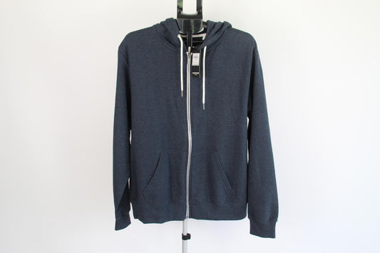 Connor Asher Full Zip Hoodie – Size 3XL – Denim Blue – New with Tags