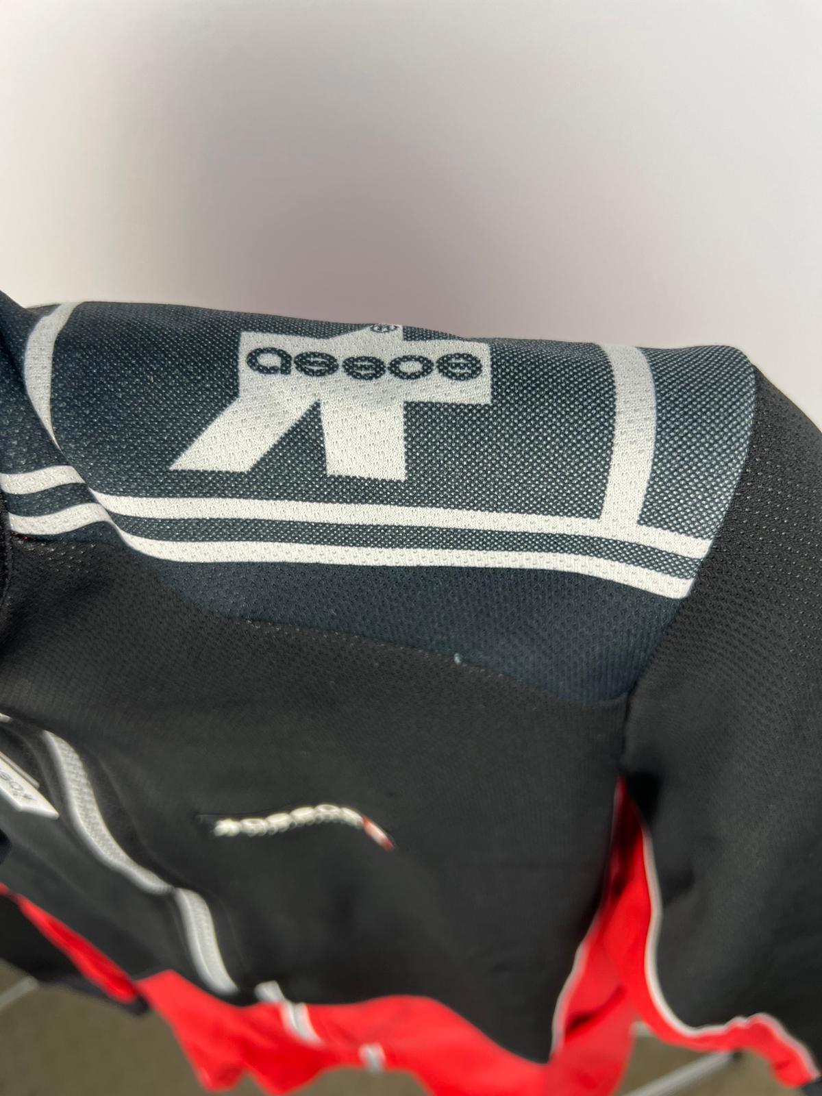 Assos Men's Utility Jacket Black and Red Full Zip