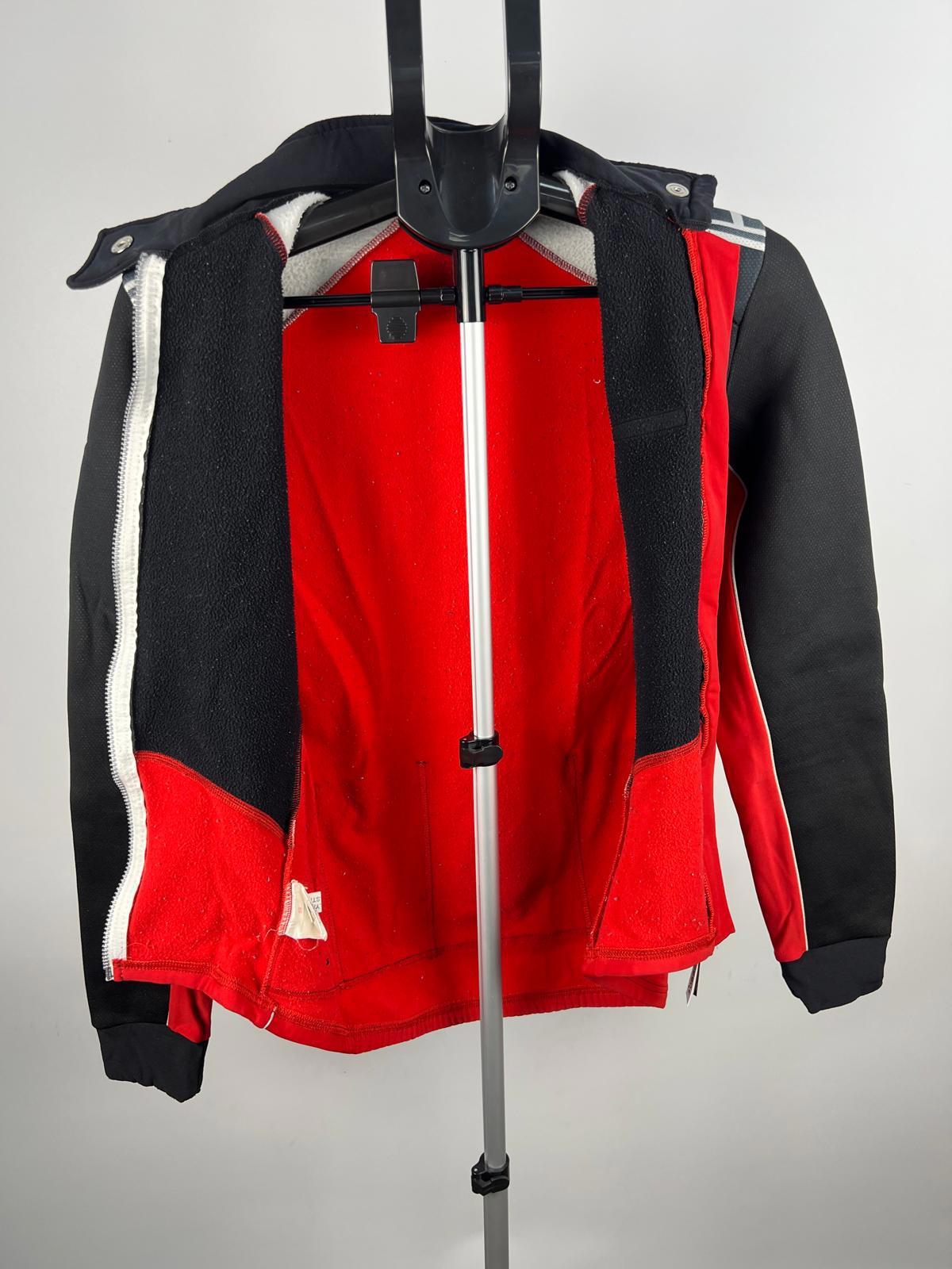 Assos Men's Utility Jacket Black and Red Full Zip