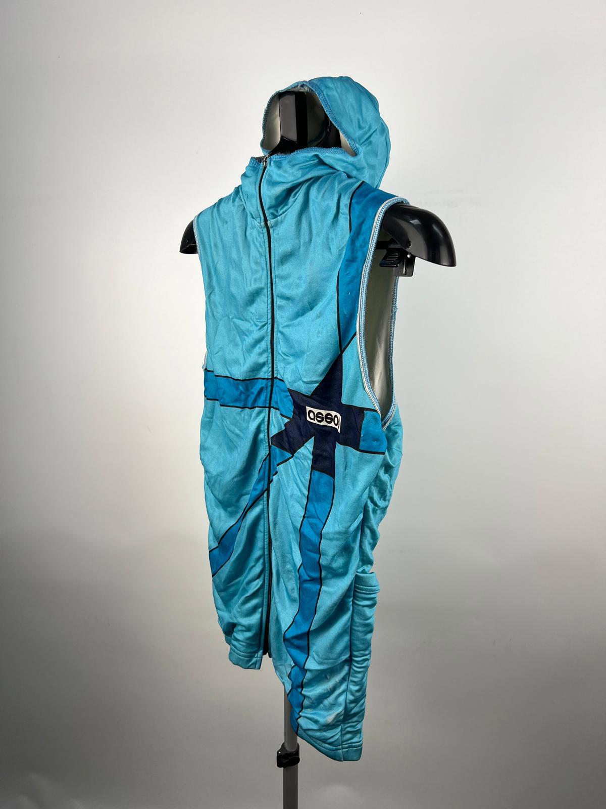 Assos Hooded Thermal Cycling Vest/Gilet – Men’s Medium – Blue