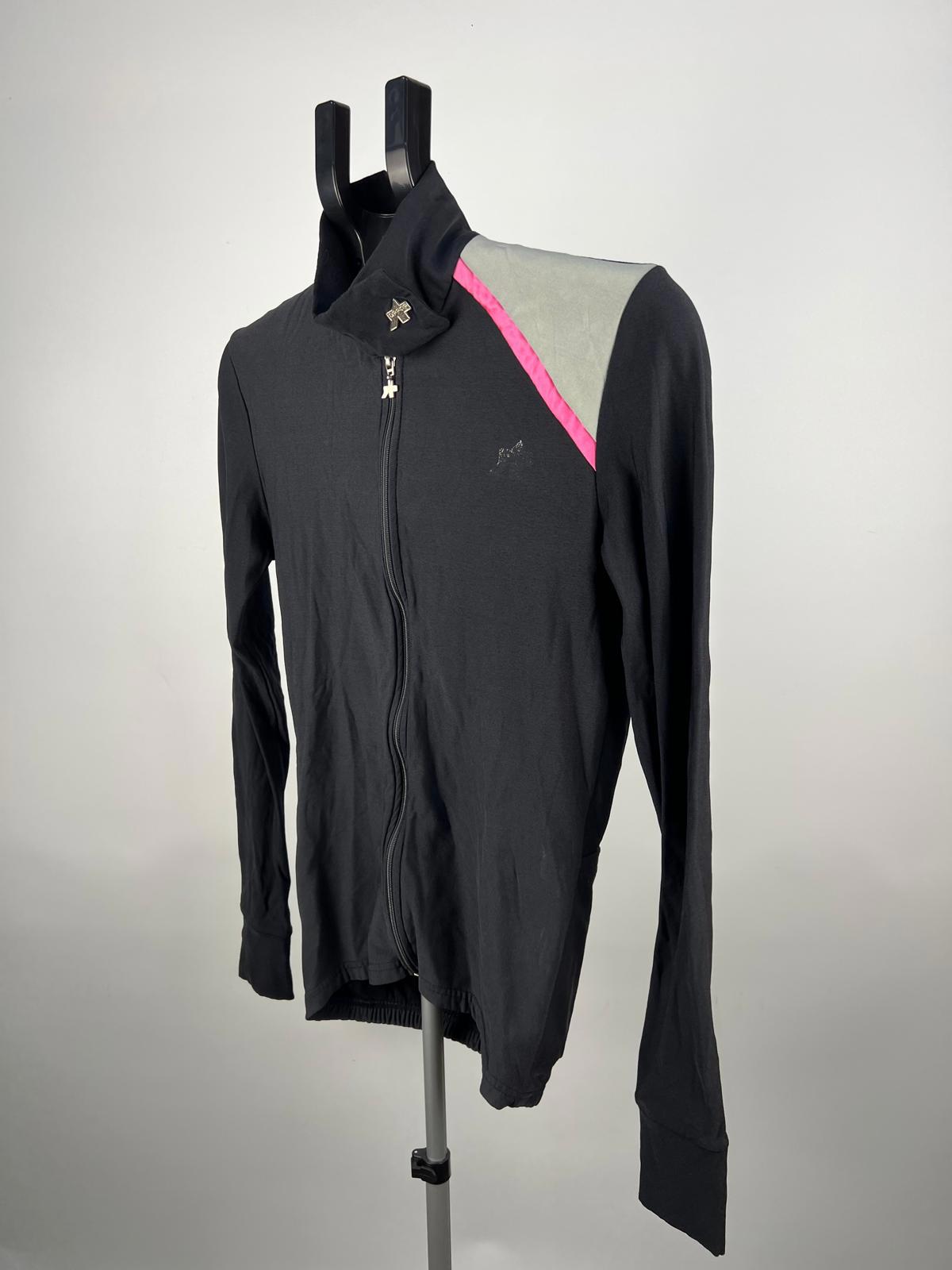 Assos Thermal Long-Sleeve Cycling Jersey – Men’s Small – Black/Grey