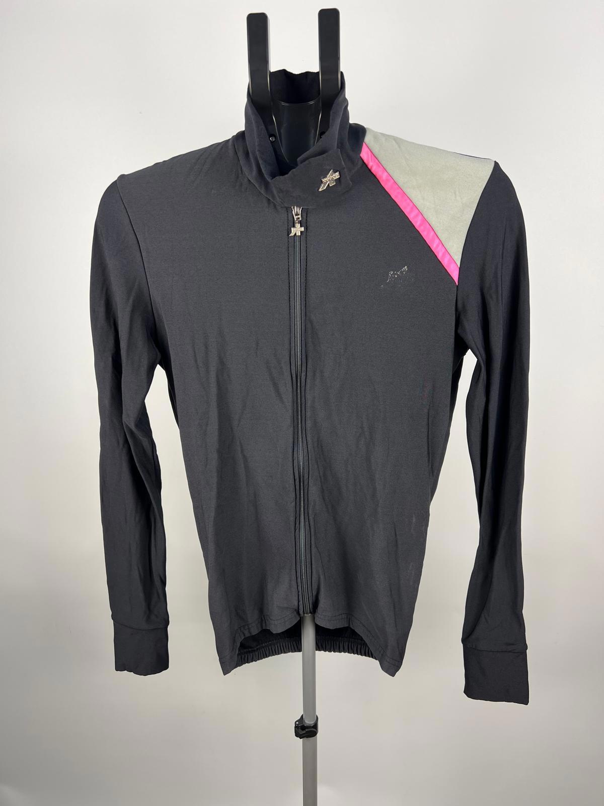 Assos Thermal Long-Sleeve Cycling Jersey – Men’s Small – Black/Grey
