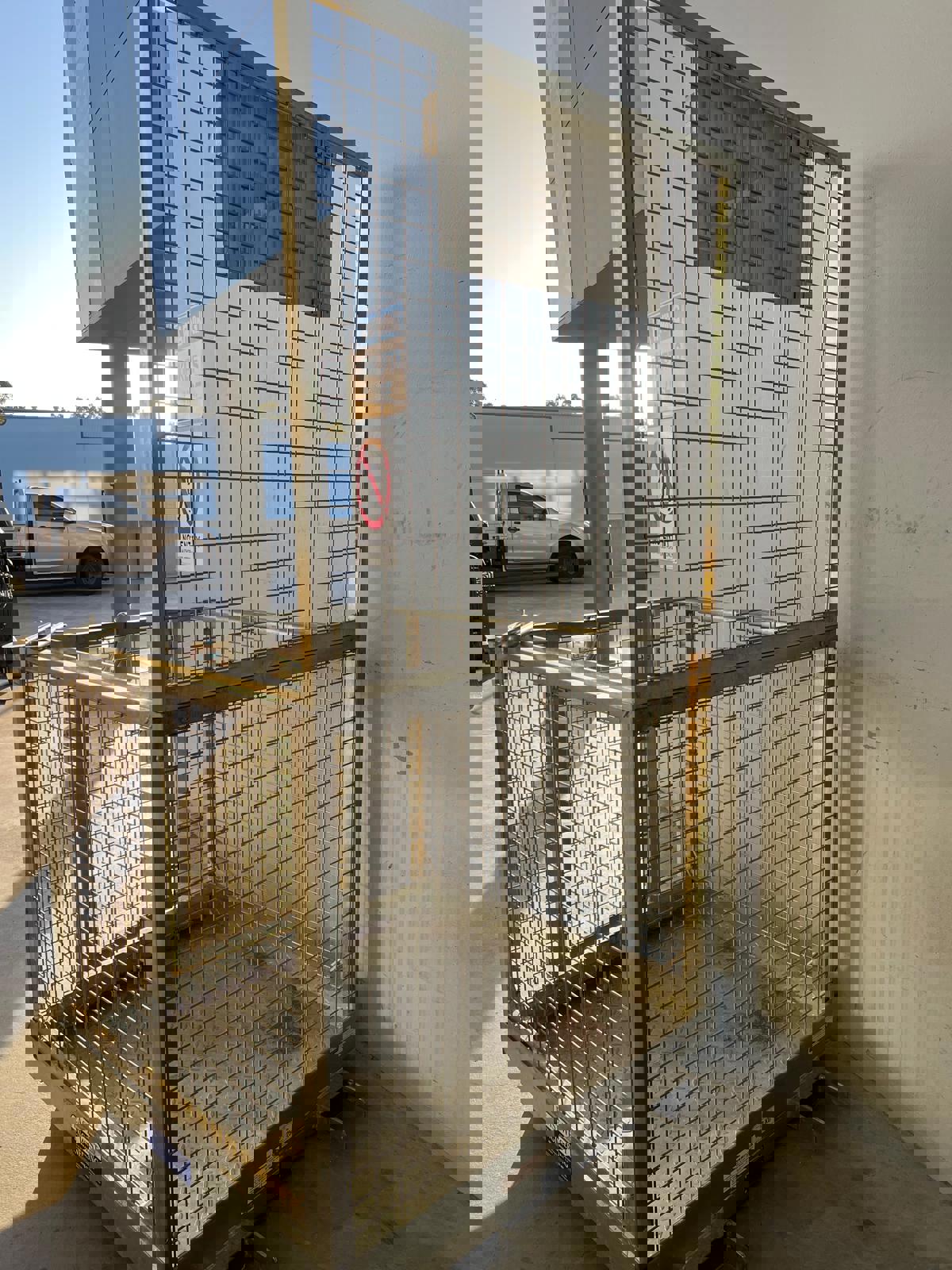 Forklift Work Platform Cage + Safety Harness Kit, WP-MS by East West Engineering