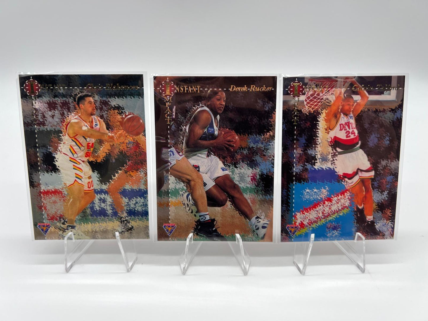1995 Futera Basketball Cards NBL Instant Impact Full Set (6)