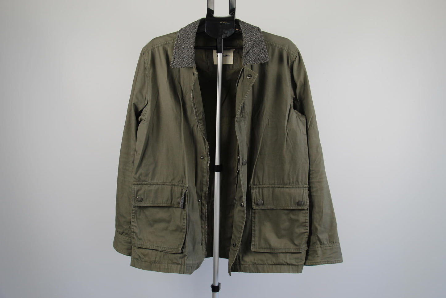 Ben Sherman Olive Green Cotton Jacket - Size L