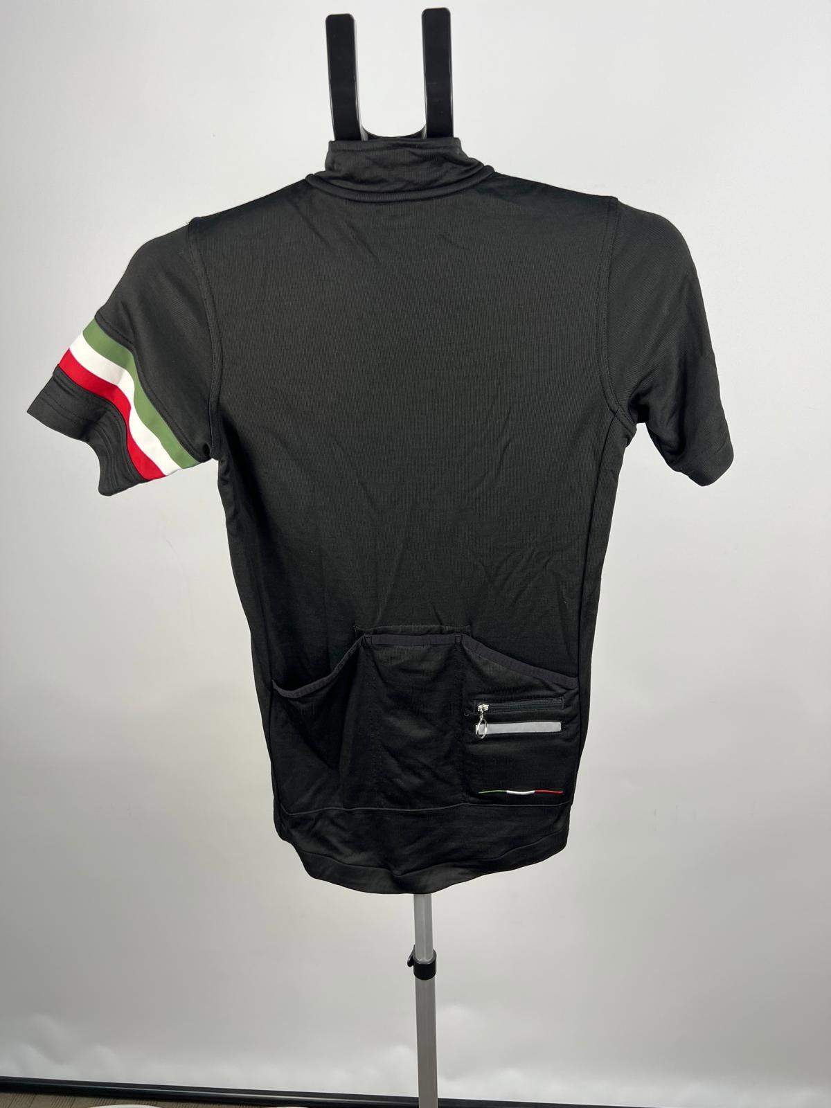 Rapha Cycling Jersey - XS - Black - Made in Italy - Short Sleeve - Full Zip