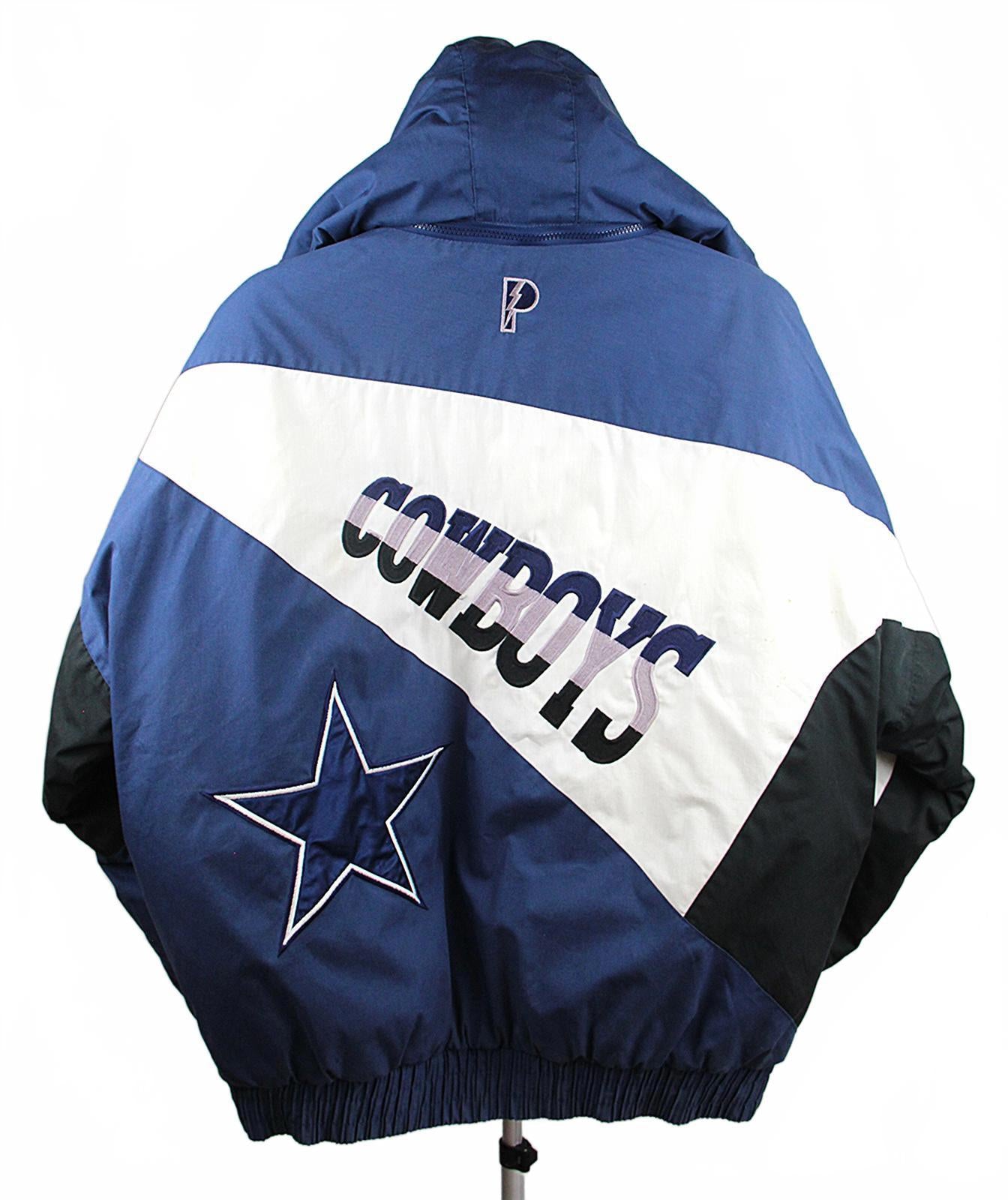 Vintage Dallas Cowboys Jacket - Bold Blue & White Design