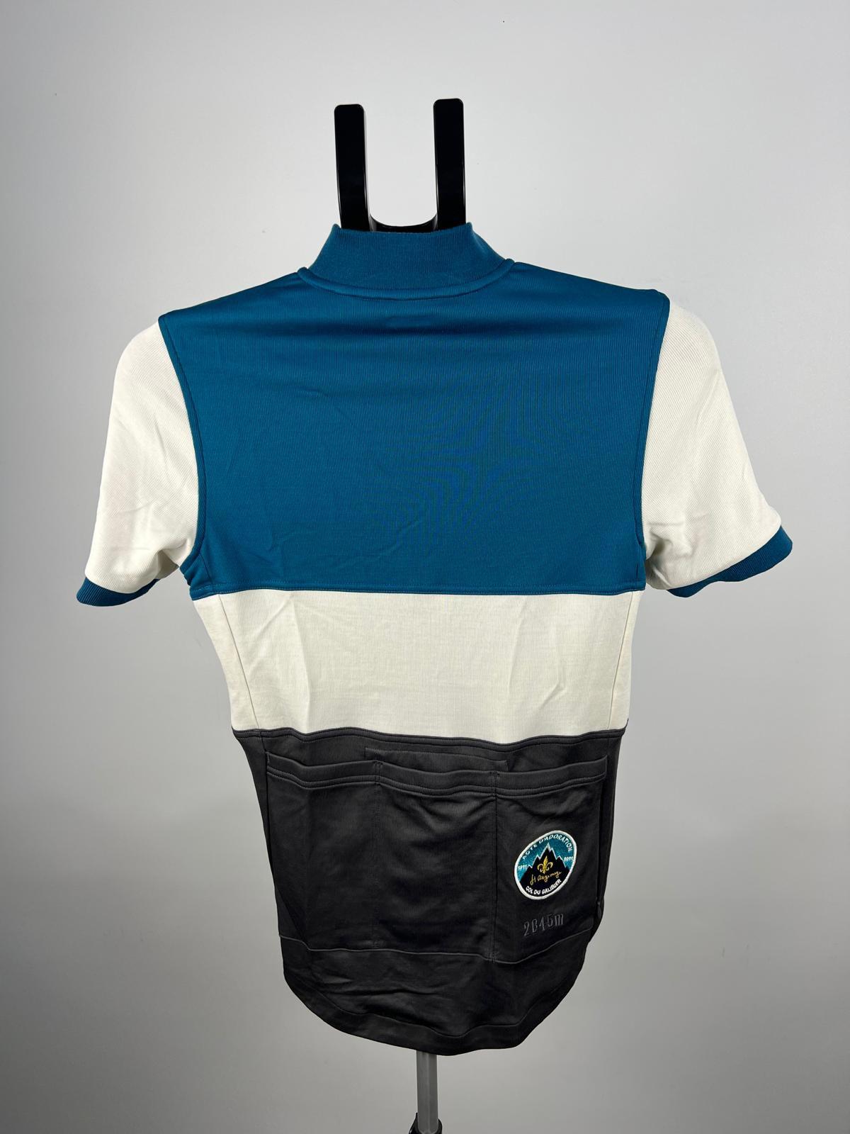 Rapha Galibier Short Sleeve Cycling Jersey - XS - Teal/Cream/Grey