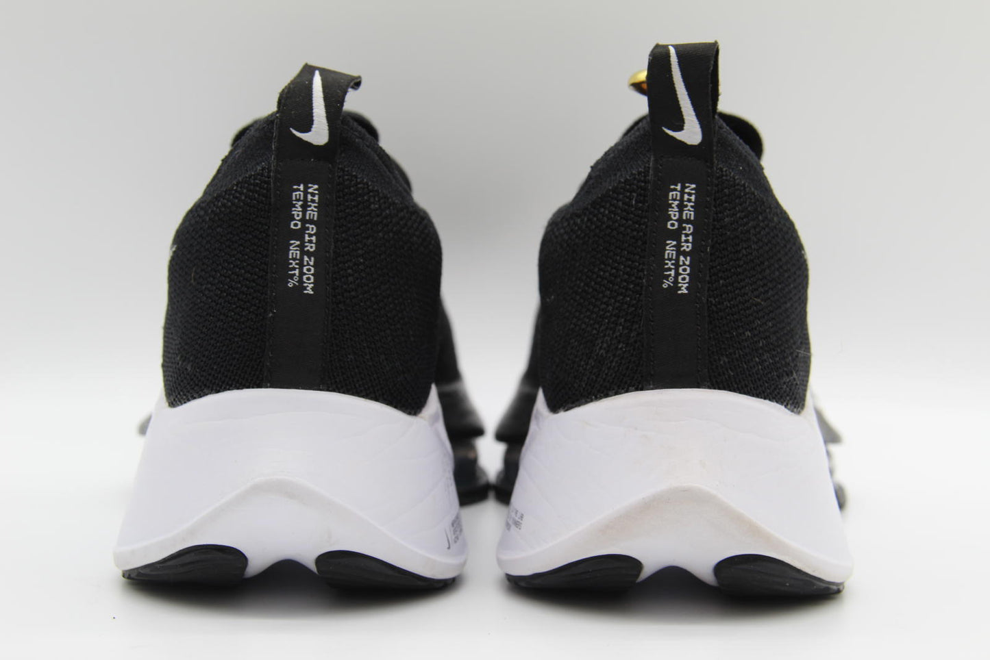 Nike Air Zoom Tempo Next% Flyknit Black/White Sneakers - US 8 / UK 7 / EU 41