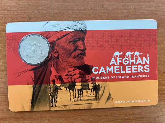 2020 Australian 50c Coin - Afghan Cameleers Uncirculated PNC