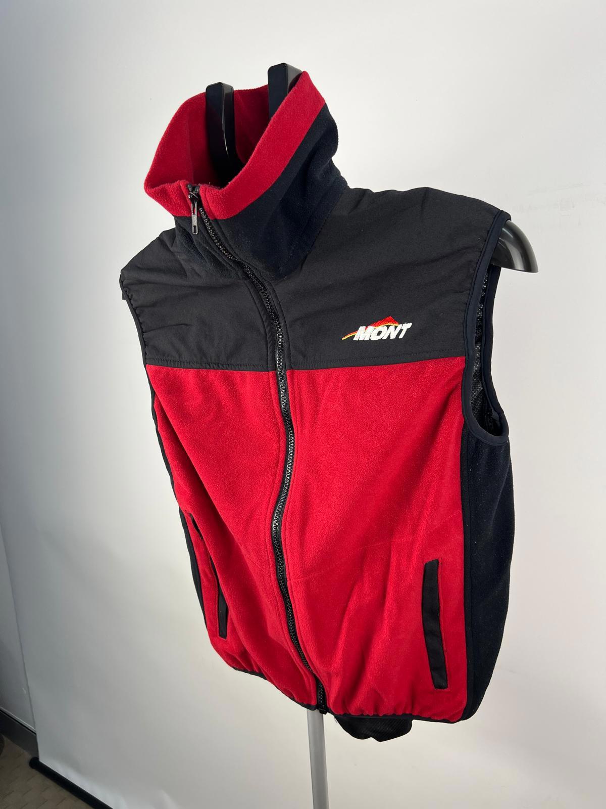 Mont Adventure Equipment Gore Windstopper Fleece Vest Red/Black S