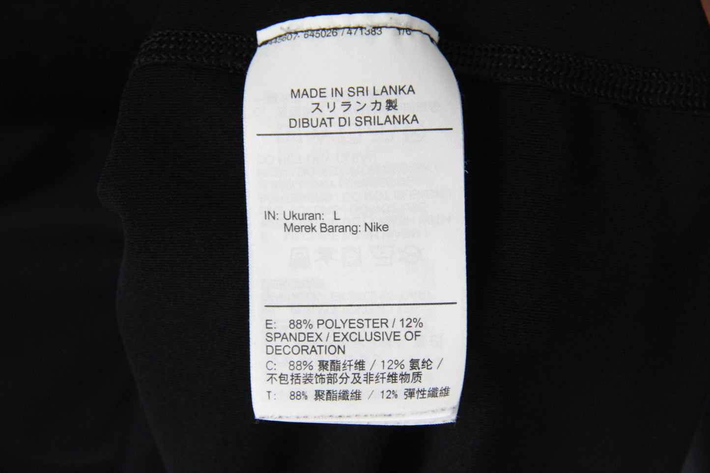 Nike Dri-FIT Long Sleeve T-Shirt - Black - Large