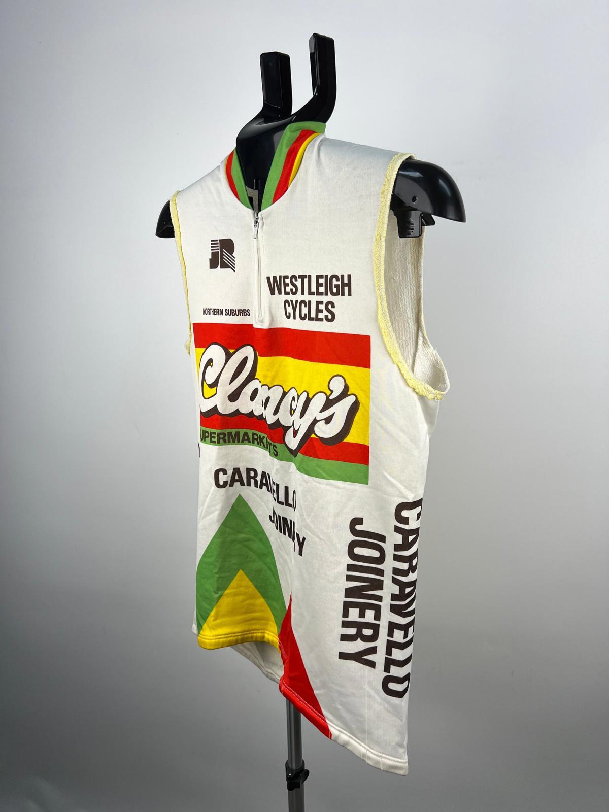 Vintage Cycling Jersey Vest - AU Medium