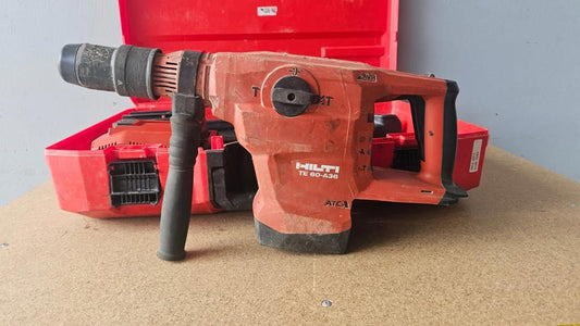 Hilti TE 60-A36 Rotary Hammer Drill Kit – 36V, 9Ah Battery, Charger + SDS Max Bits