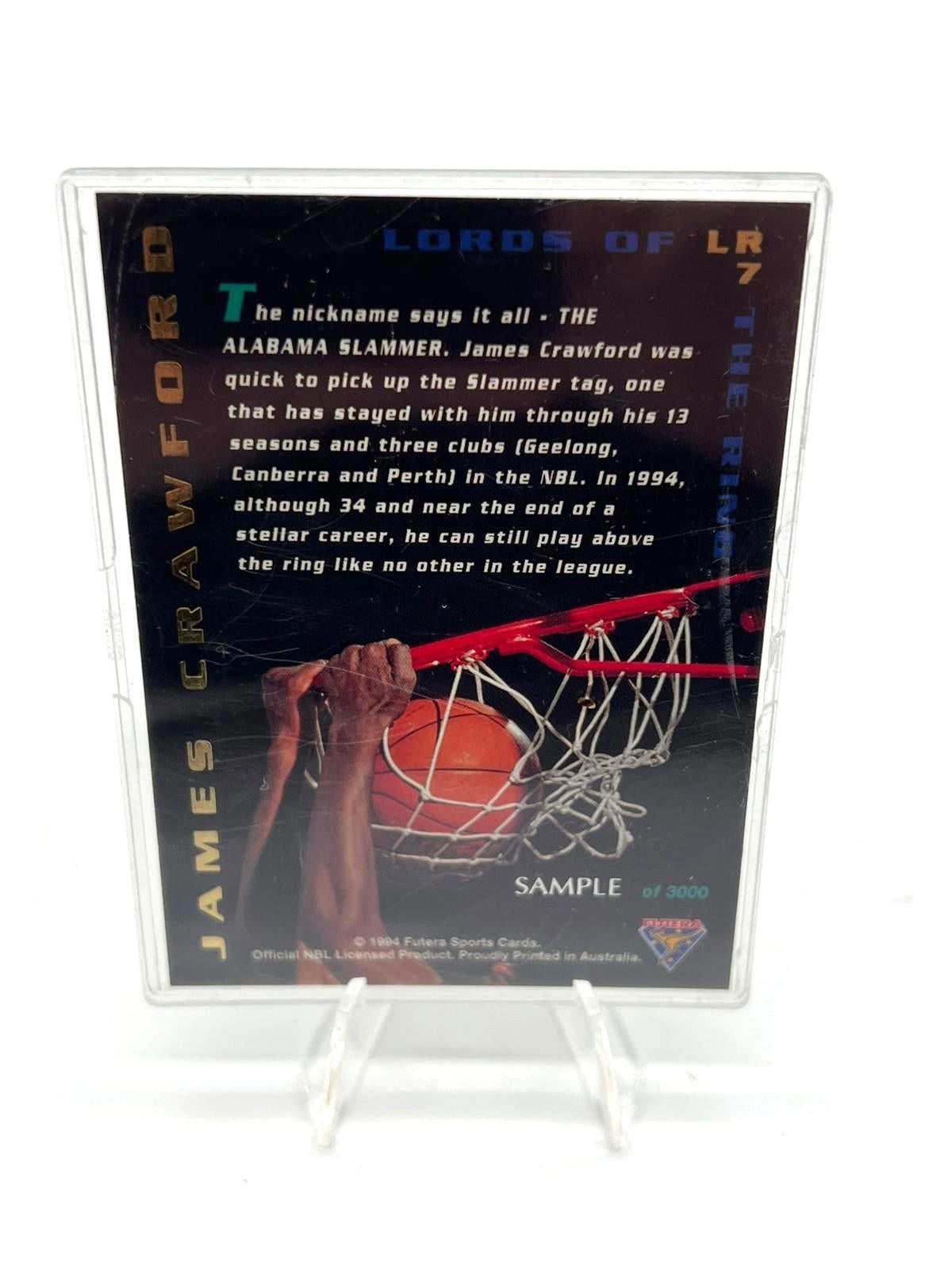 1994 Australia NBL Series II 'Lords Of The Ring Card Full Set (6) - Signed