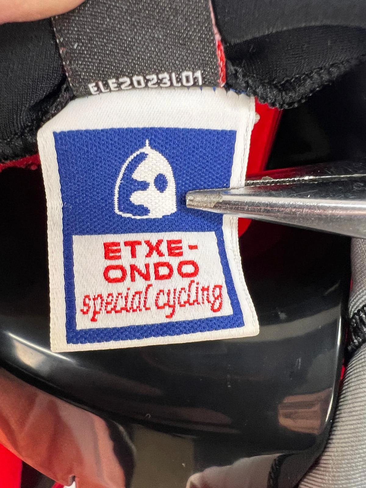 Etxe-Ondo Windstopper Cycling Jacket - M - Red/Blue - Full Zip - Made in Spain