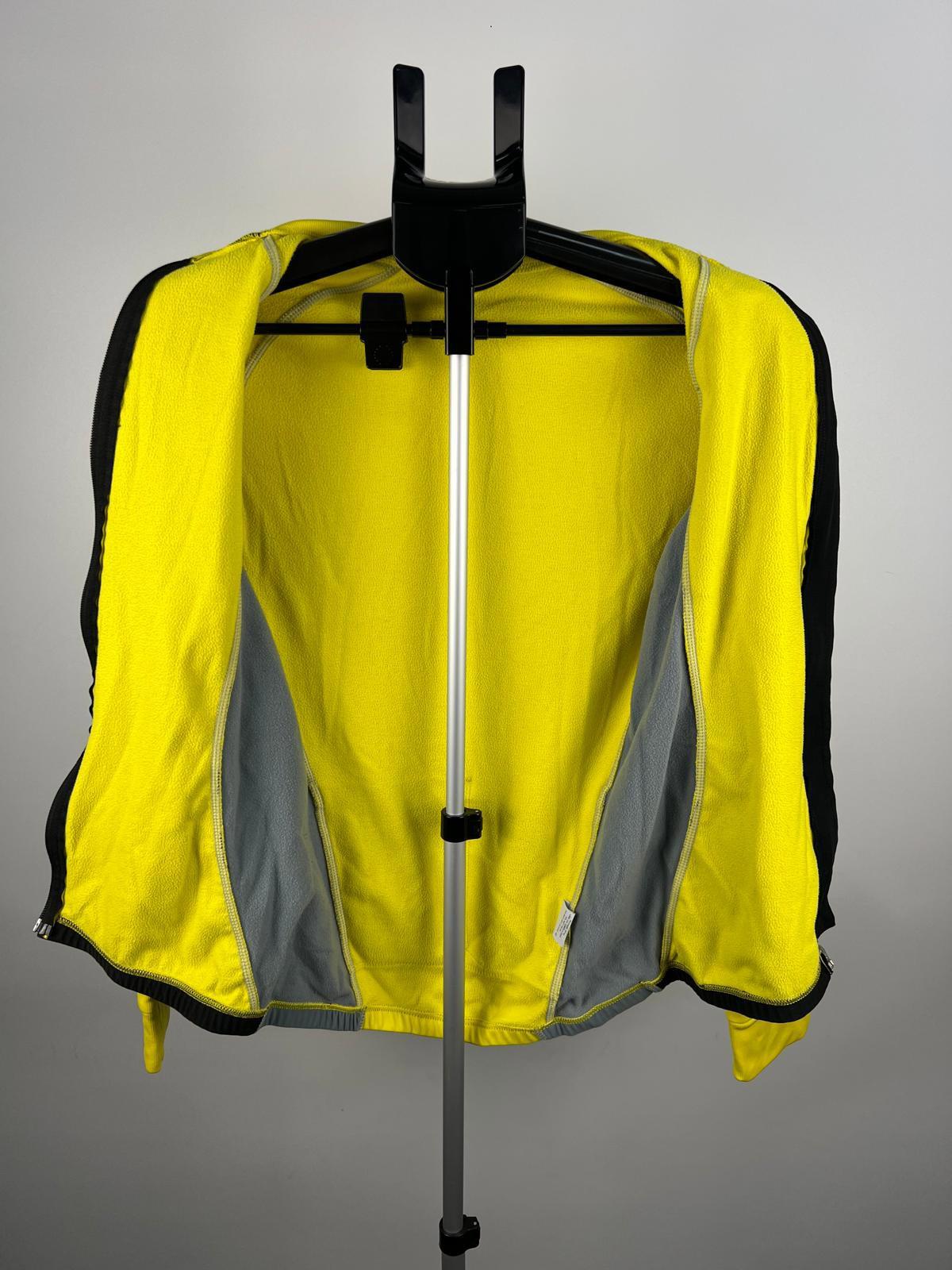 Netti A Thermal Cycling Jersey Jacket Yellow/Grey, Full Zip, Size S