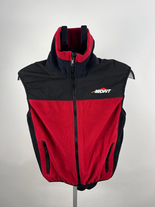 Mont Adventure Equipment Gore Windstopper Fleece Vest Red/Black S
