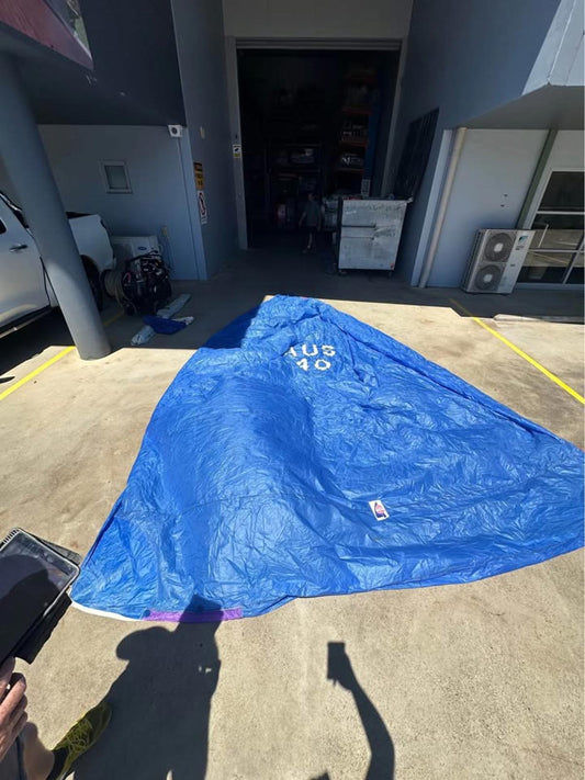 MacDiarmid Sails Racing Sail - AUS 40 - Used