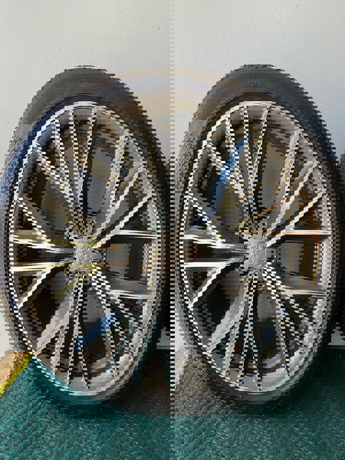 Genuine Audi 20" Alloy Wheels + Pirelli Tyres 265/35 R20 – A6 A7 A8 S7 5x112
