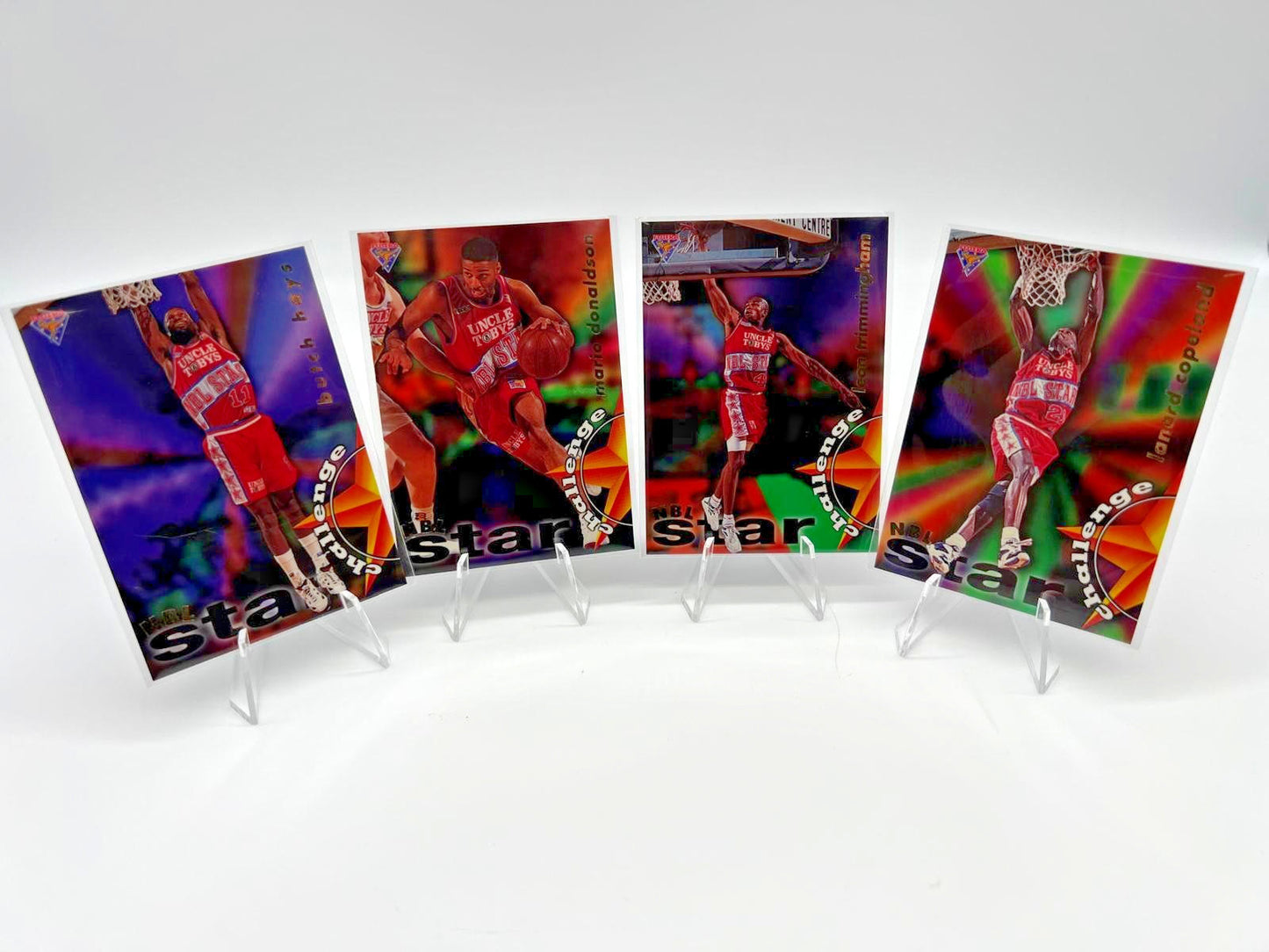 1995 Futera NBL Basketball Trading Card Star Challenge Chase Card SAMPLE SET(10)