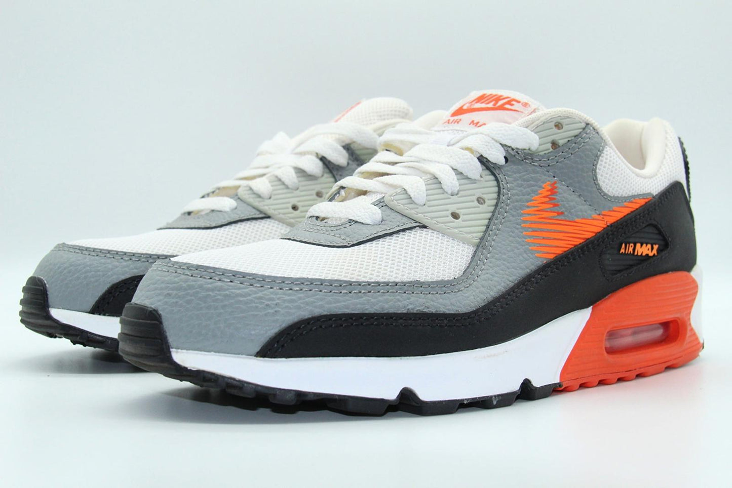 DN4927-100 - NIKE AIR MAX 90 ZIG ZAG ORANGE - 10.5 US / 9.5 UK / EU 44.5