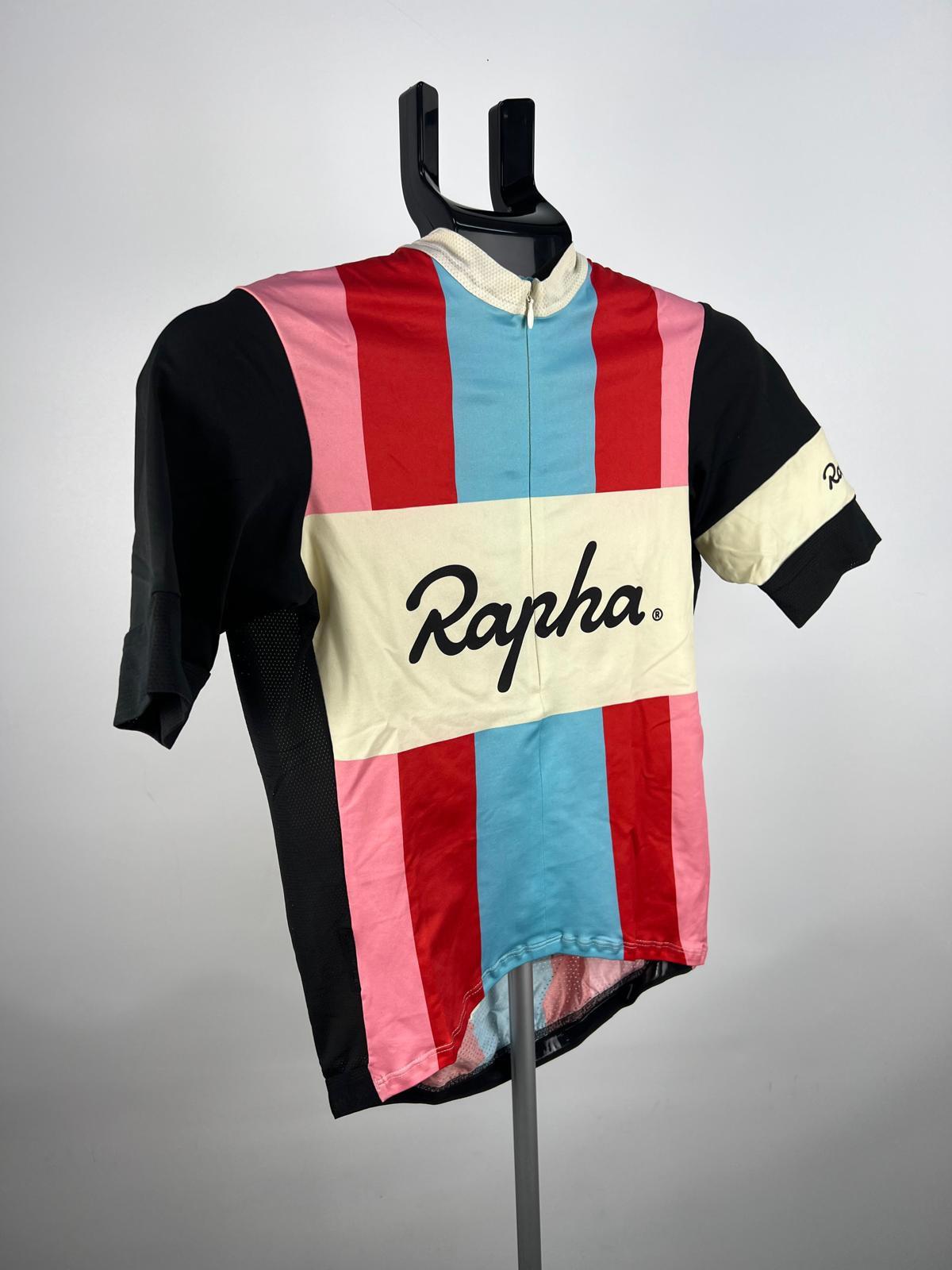 Rapha Pro Team Jersey - XS - Multicolour Striped Short Sleeve Cycling Jersey