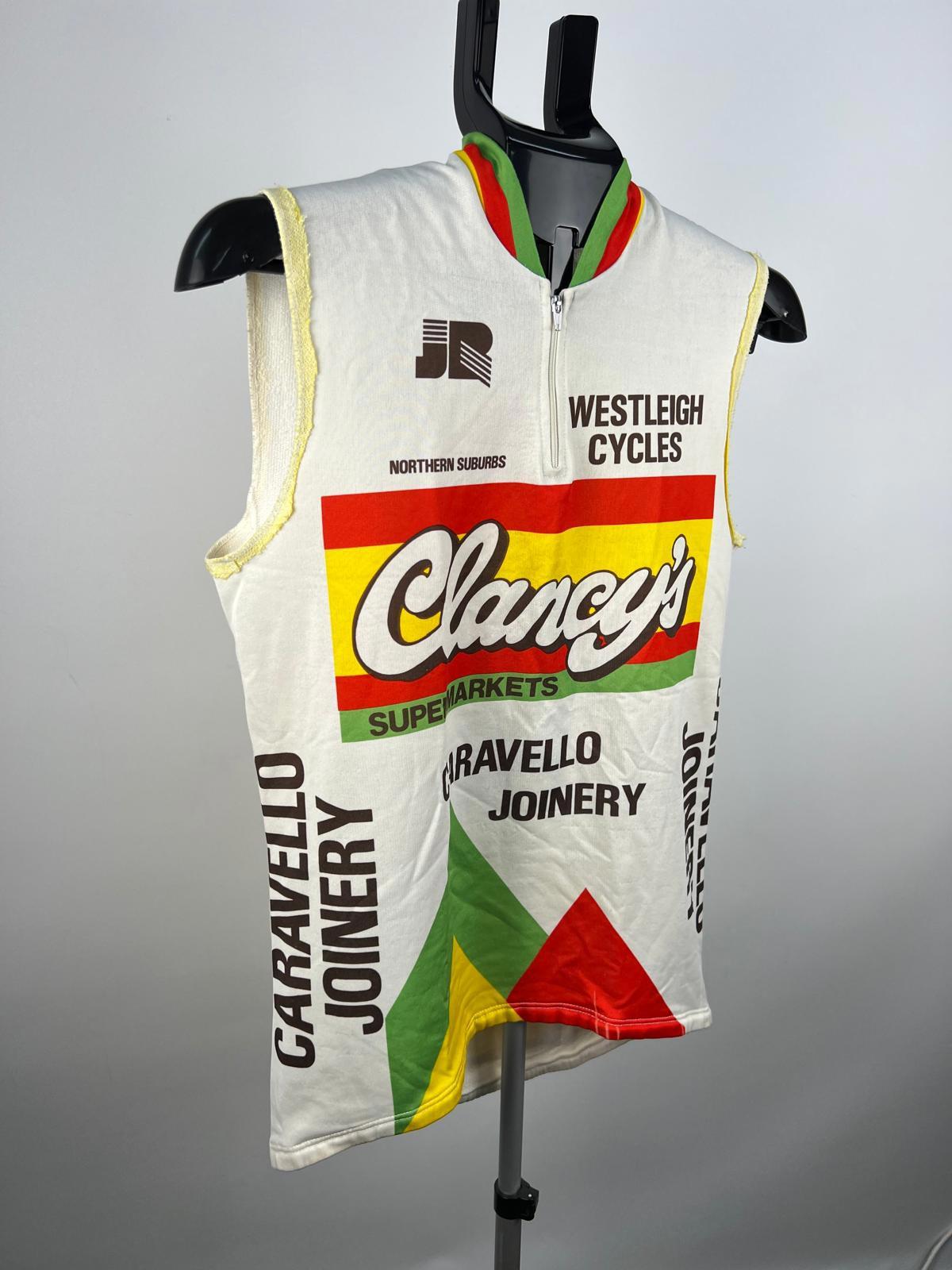 Vintage Cycling Jersey Vest - AU Medium